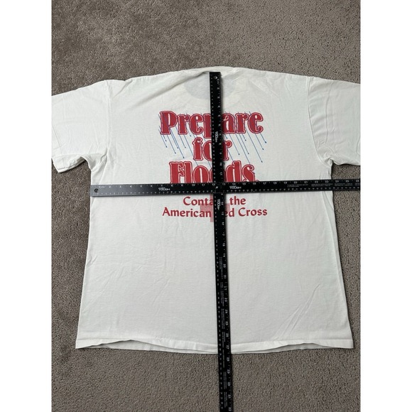 Vintage Mens 90s T-shirt LIFE IS NOT A GAME SO PLAY IT SAFE, Streetwear Size XL - Picture 6 of 7